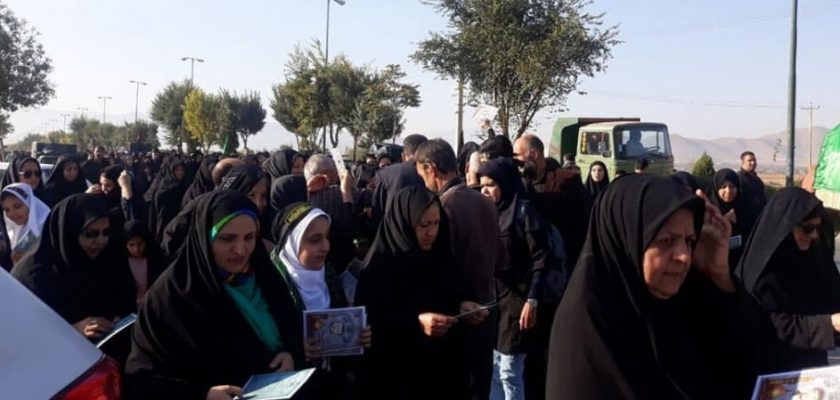 مراسم جاماندگان اربعین حسینی و برپایی موکب